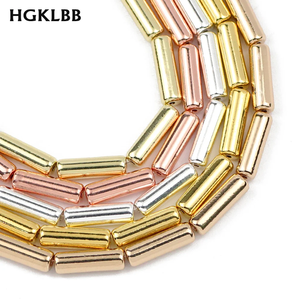 Бусины из гематита с длинным цилиндром 13 х4 мм|Бусины| |