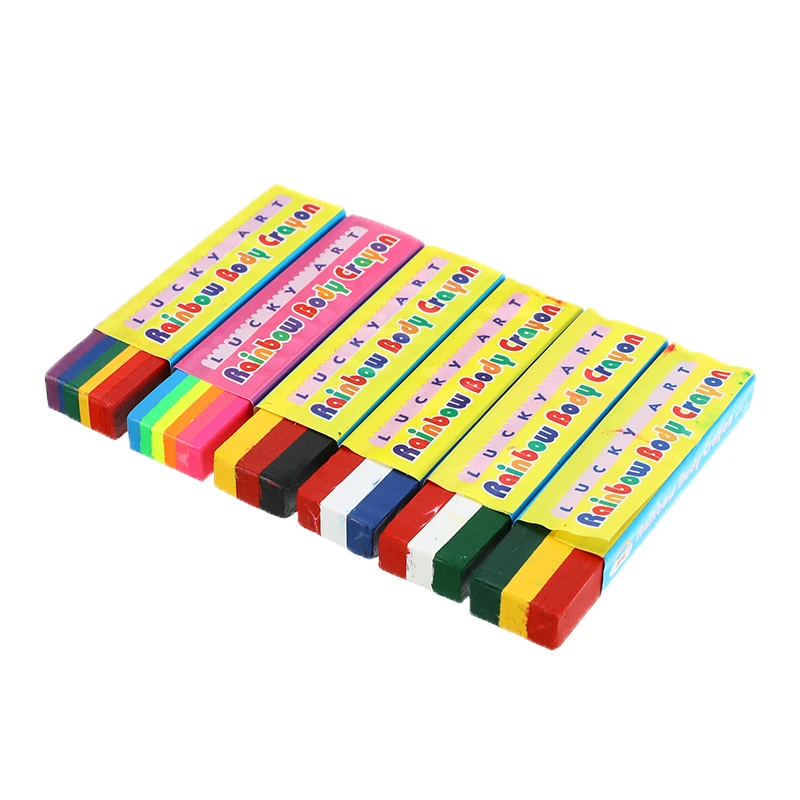 Водонепроницаемый радужного тела Краски УФ боди арт ing макияж тату Чистка для