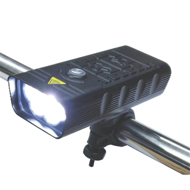 

10000mAh Bike Light USB Rechargeable 3000 Lumens Bike Headlight 5 LED Super Bright Flashlight Front Lights and Back Rear light