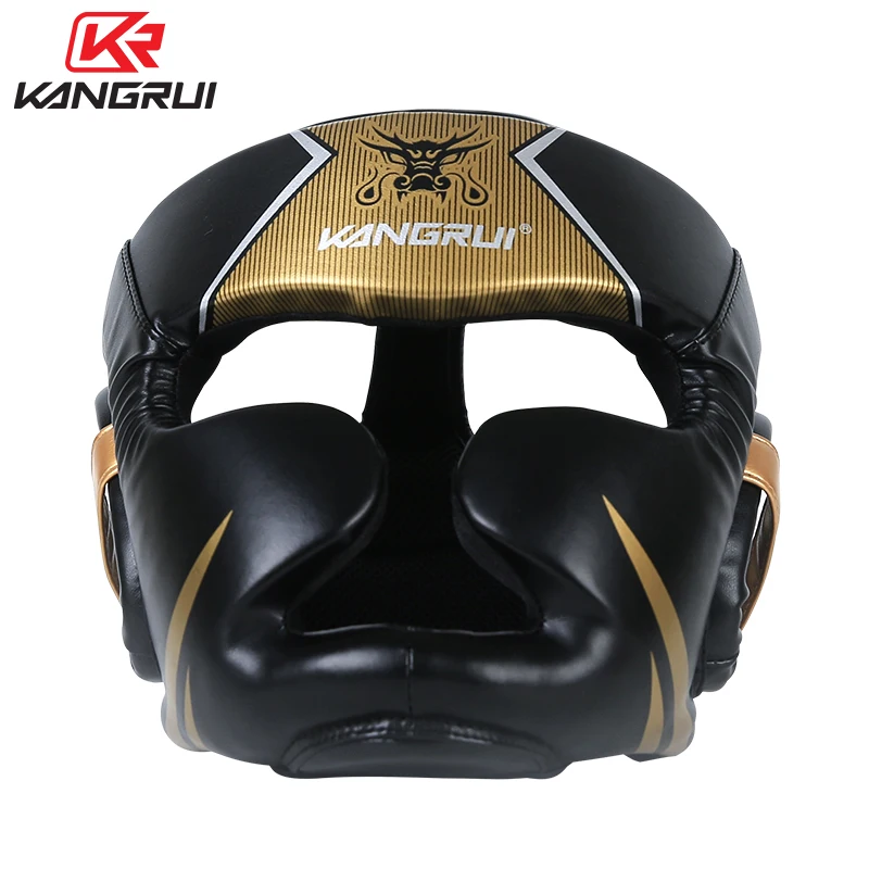 Детский шлем для взрослых MMA Sparring Muay Thai тренировочный головной убор занятий