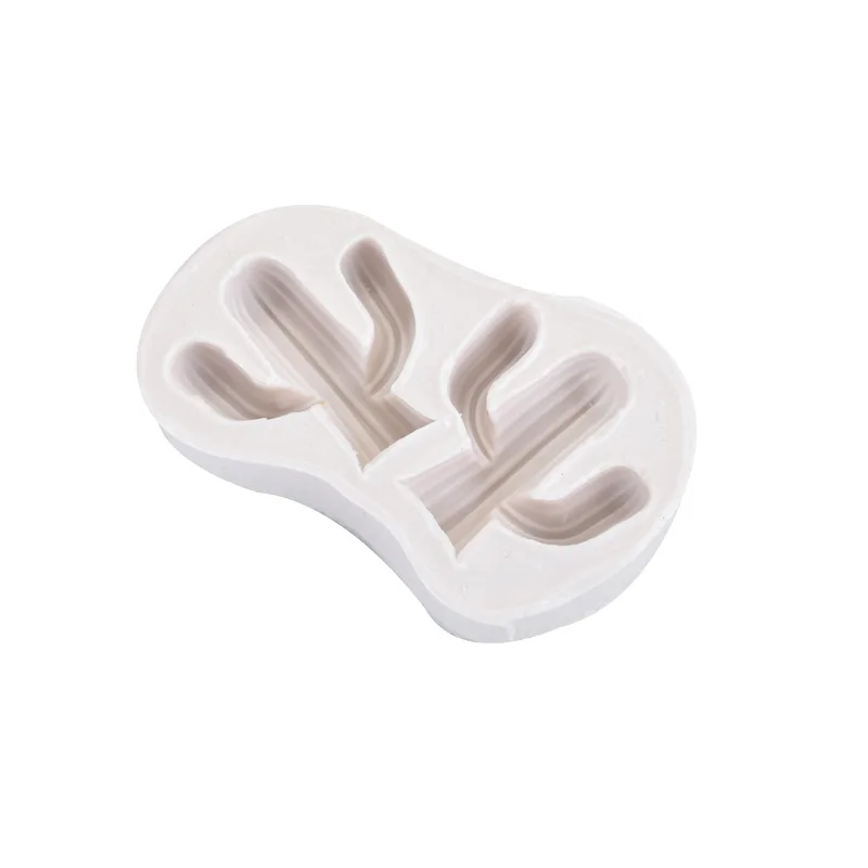 

1Pcs Cactus Moulds Hand Made Decorating Silicone Fondant Mold Cake Decorating Clay Candy Jelly Chocolate Baking Tools Hotsale