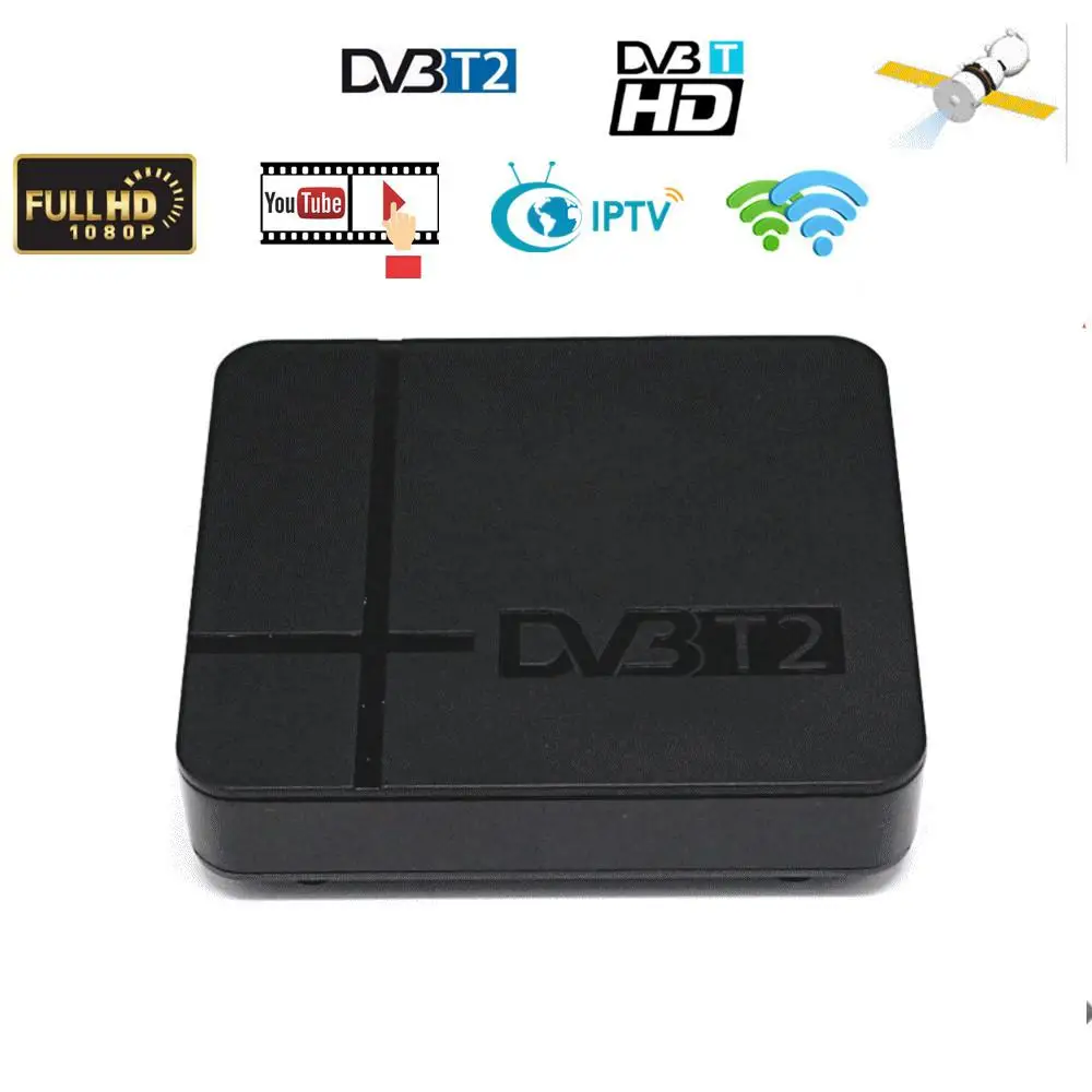 Kuulee DVB-T2 K2 HD цифровой ТВ эфирный приемник Поддержка Youtube FTA H.264 MPEG-2/4 PVR ТВ-тюнер FULL