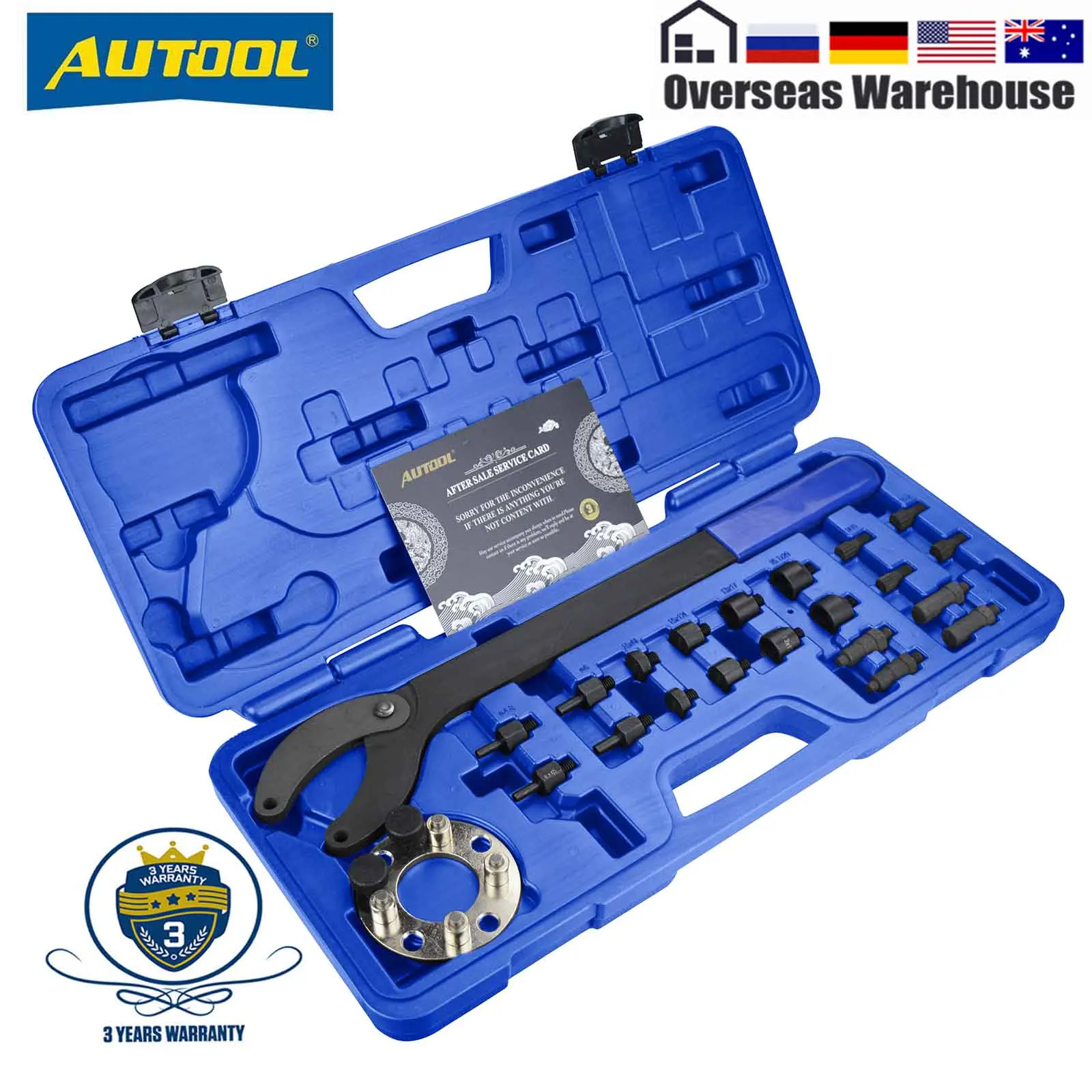 

AUTOOL Camshaft Pulley Holder Tool Set Camshaft Pulley Support Plate for VW Audi Skoda SEAT Equivalent to OEM T10172A T10554