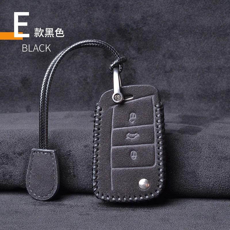 

Чехол для автомобильного ключа для Volkswagen VW Polo Golf 7 MK7 Tiguan passat для Skoda Octavia Kodiaq Karoq, сумка для ключей Seat Ateca Leon