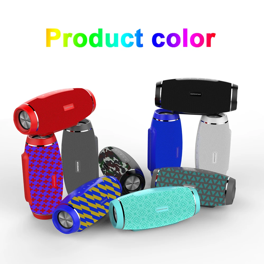 HOPESTAR H27 беспроводной Bluetooth динамик 3D стерео Саундбар Колонка Бумбокс водонепроницаемый открытый сабвуфер FM радио PK зарядка XTREME