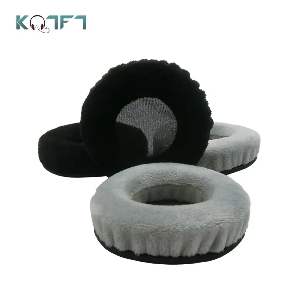 

KQTFT 1 Pair of Velvet Replacement Ear Pads for Behringer HPX2000 HPX-2000 HPX 2000 Headset EarPads Earmuff Cover Cushion Cups