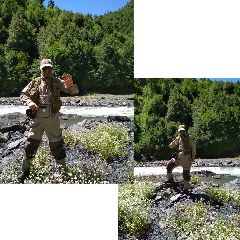 Fly Fishing дышащие колготки для ног на груди и рыбалка вброд сапоги войлочная Подошва обувь наборы