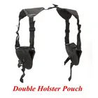 Нейлоновая кобура для правойлевой руки, тактическая кобура с двойным плечом для универсального пистолета Glock 17 Beretta, кобура для скрытия пистолета