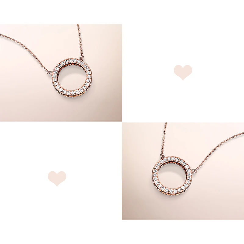 BBee хит продаж модное ожерелье с круглым сердцем подходит для женщин свадебный