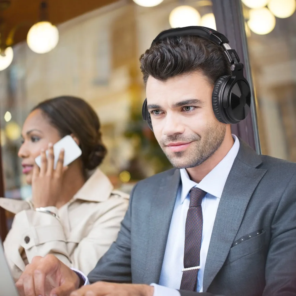 Oneodio беспроводные DJ Наушники V4.1 Bluetooth наушники беспроводные на ухо стерео беспроводные+ Проводная гарнитура для телефонов PC Новые