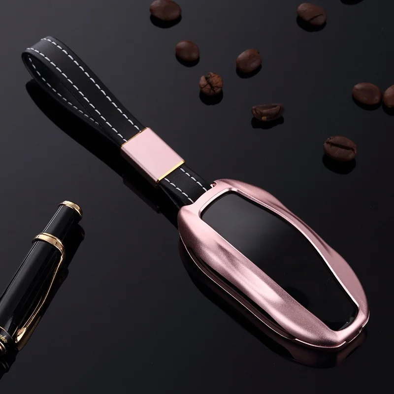 Алюминий брелок для автомобильных ключей смарт ключ чехол крышка дистанционного