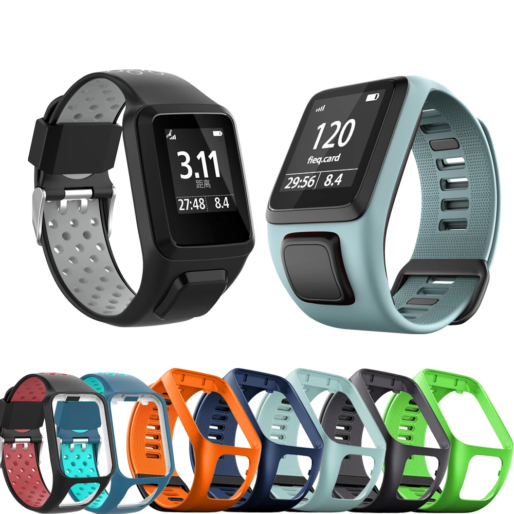 

Wrist Band Strap for TomTom 2 3 Runner Spark Music Replacement Bracelet Soft Watchband Silicone Belt Watch Smart Accessory
