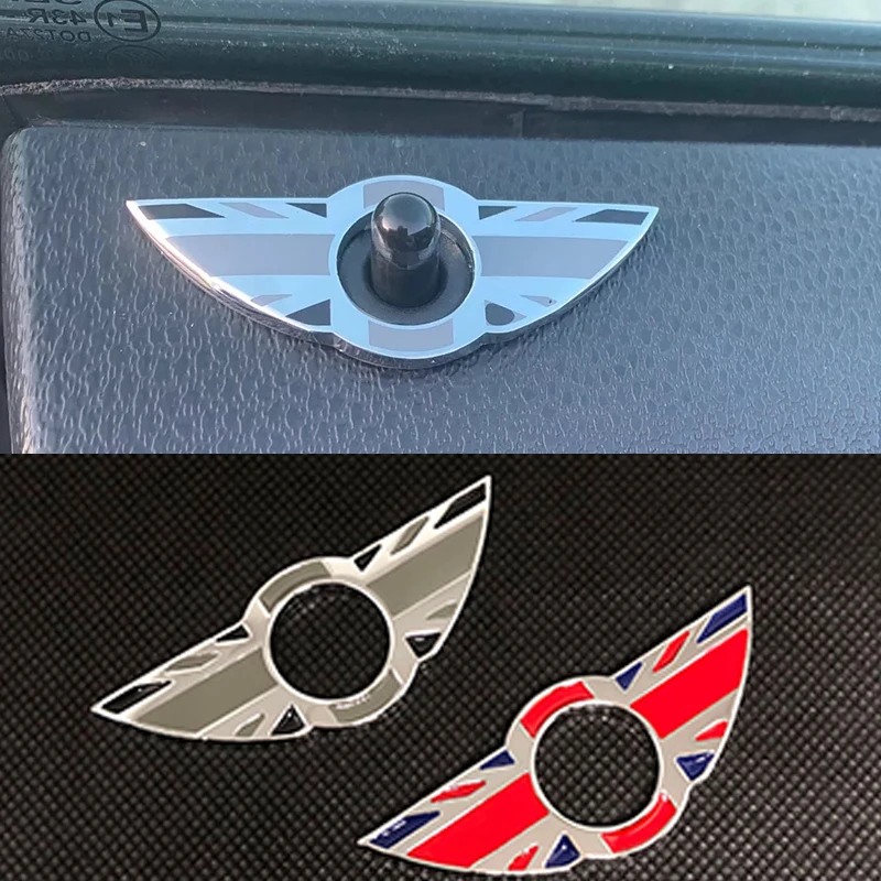 

2PCS Union Jack Car Interior Window Pin Door Pin Sticker Accessories for Mini S R55 R56 Car Styling Accessory Parts