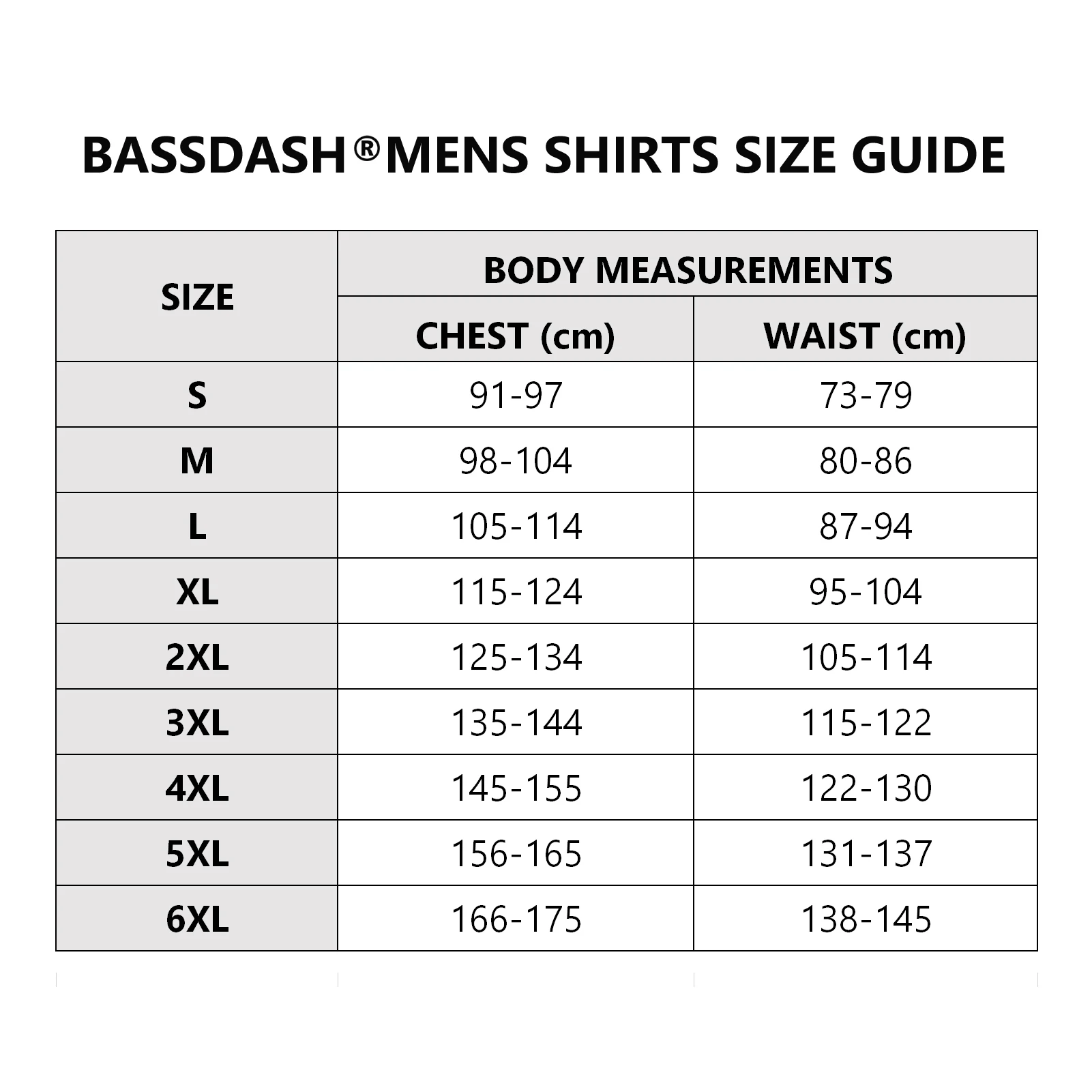 Encuentra tu ajuste perfecto con la guía de tamaño de las camisas de los hombres de Bassdash