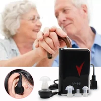 portable hearing aid digital hearing aid tools for the elderly deaf people behind the ear amplifier adjustable healthy hearing