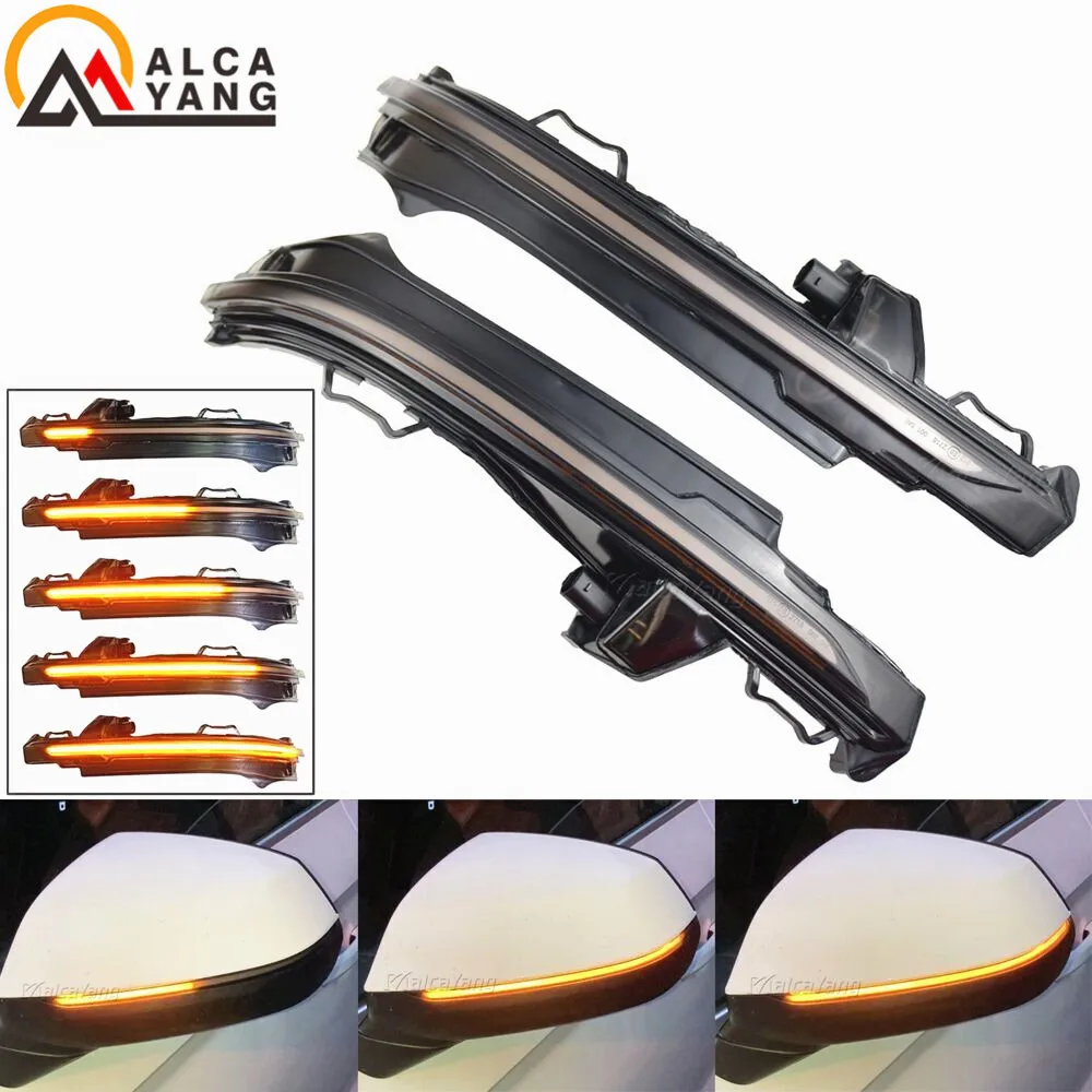 

Светодиодный мигающий свет с проточной водой, боковое зеркало заднего вида, динамический указатель поворота для Audi Q5 FY 2018 2019 Q7 4M 2016 2017 2018