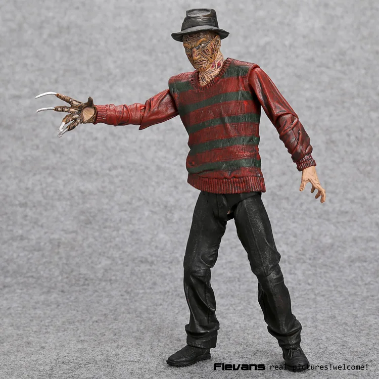 NECA Freddy Krueger 30th ПВХ экшн-фигурка коллекционная игрушка 7 дюймов 18 см | Игрушки и