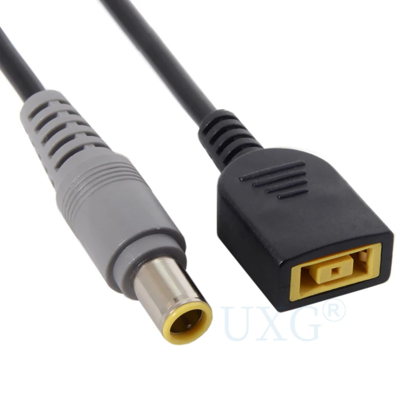 

DC 7.9*5.4mm DC Plug to Rectangle Female Charger Power Cable for Lenovo ThinkPad X1 Carbon Laptop