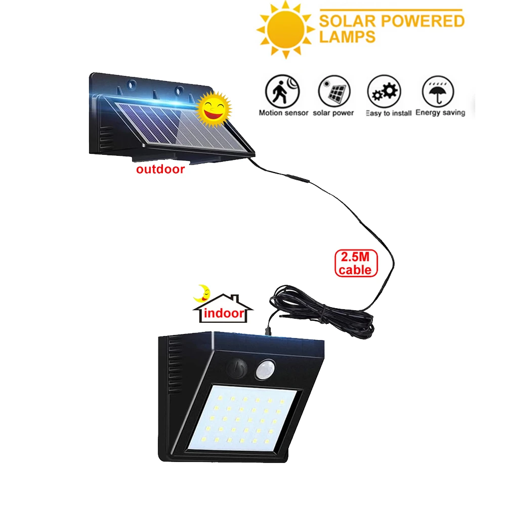 1/4 шт солнечный Наружный свет сада Светодиодный уличный датчик foco Солнечная