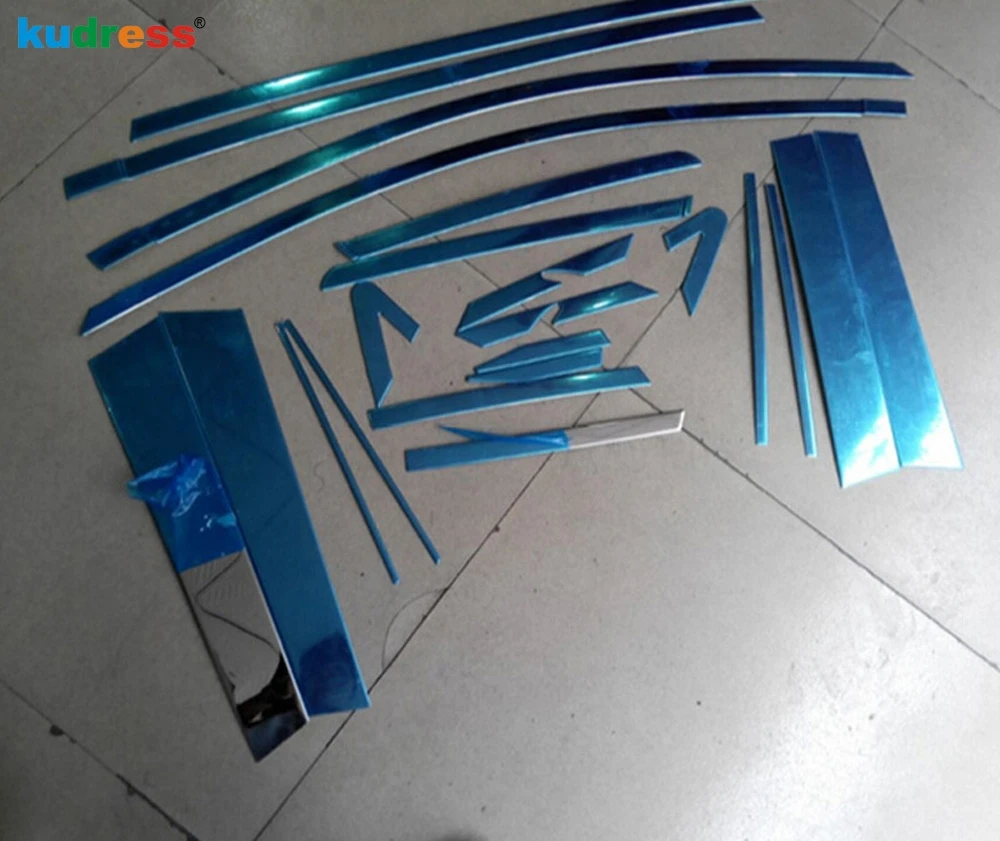 Отделка окна автомобиля из нержавеющей стали для TOYOTA RAV4 RAV 4 2013 2014 декоративная