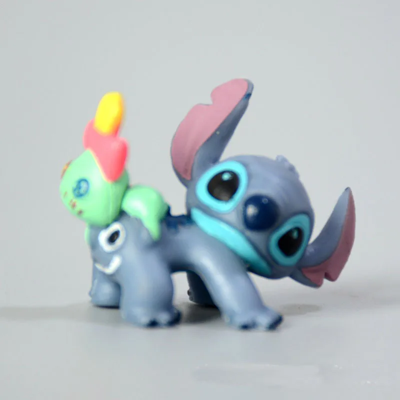Набор мини-фигурок Лило Стич Disney мультяшная модель игрушки украшение для торта