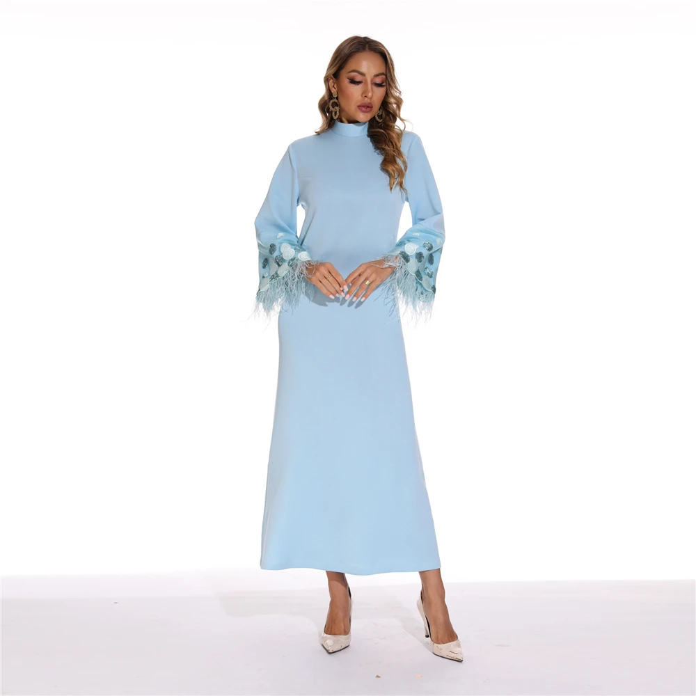

Ramadan Eid Mubarak Kaftan Abaya Dubai Turkey Islam Muslim Long Dress For Women Niqab Robe Musulmane Longue Arabe Femme Vestidos