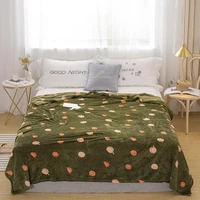 hometextile blanket soft for bed plane travel camping colorful blanket