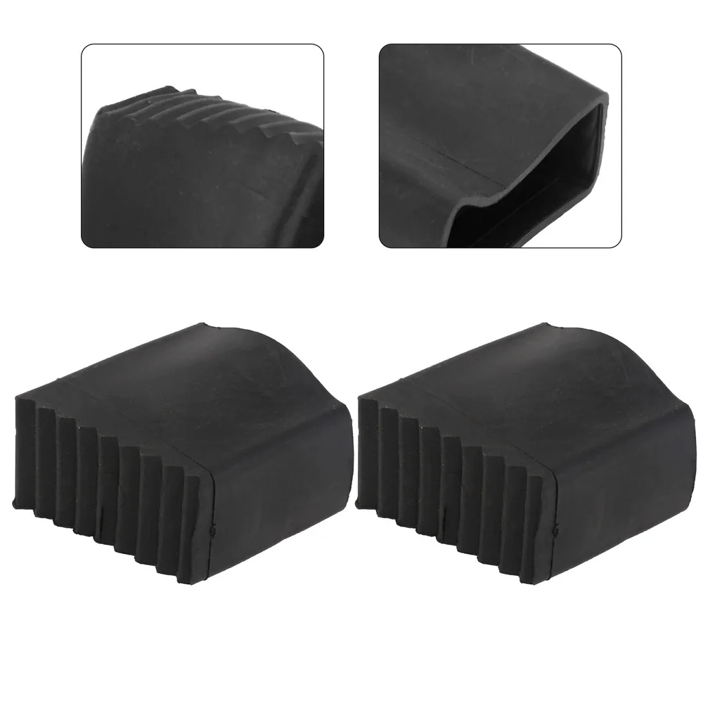 

2Pcs Household Ladder Non-slip Pads Ladder Feet Covers Ladder Accessories Black