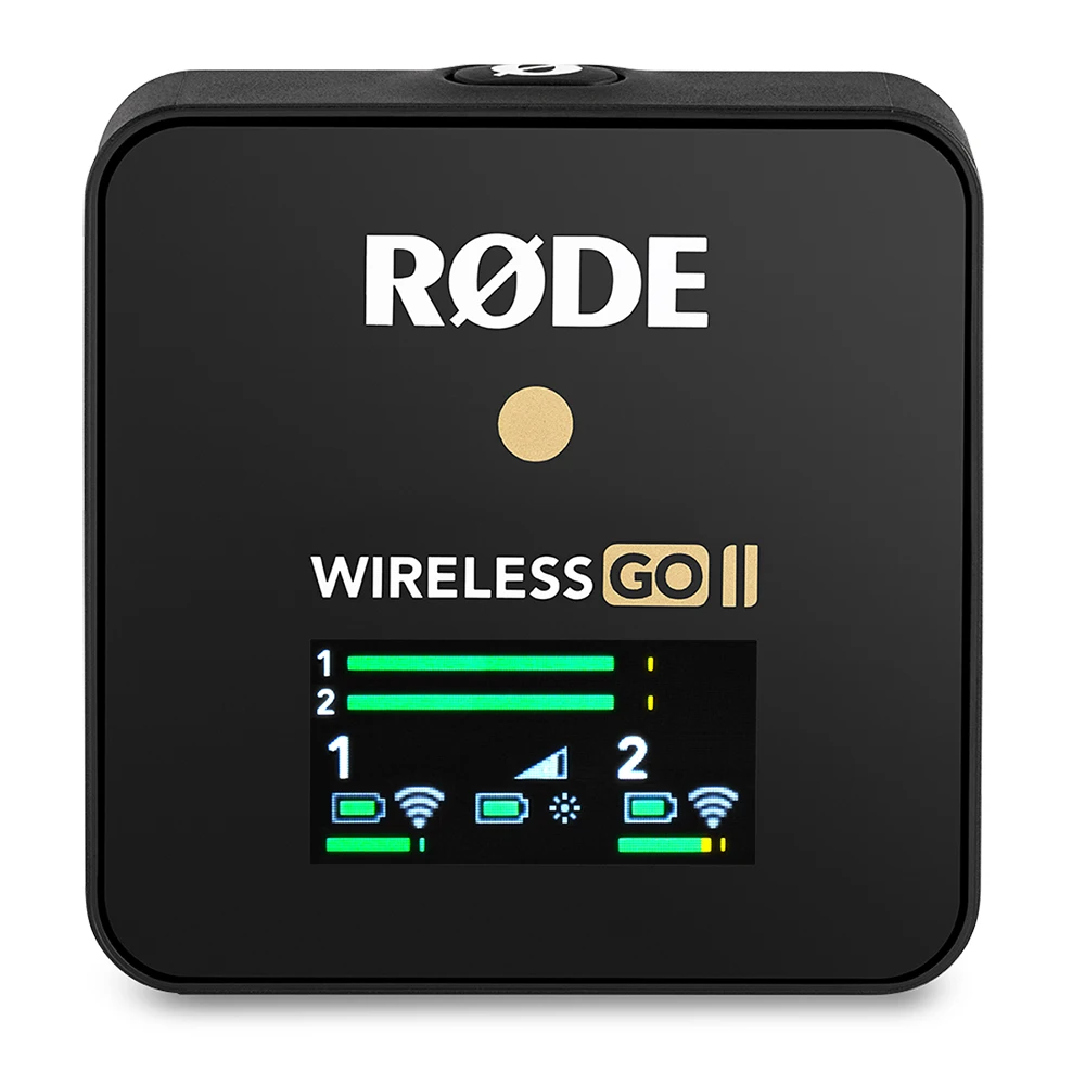 Двойной беспроводной микрофон RODE Wireless Go II lavручной работы передатчик в комплекте