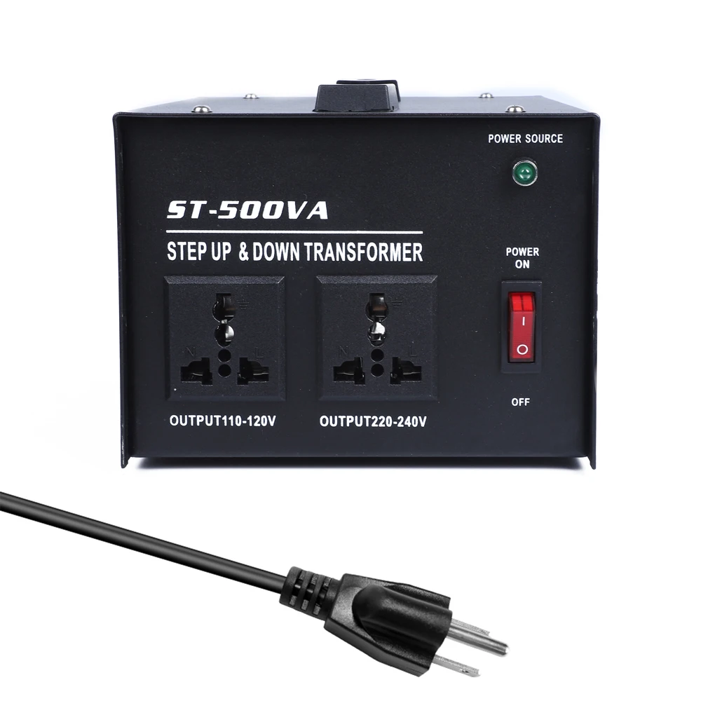 500 Вт 100 В-220 в интеллектуальный эффективный понижающий трансформатор бытовой