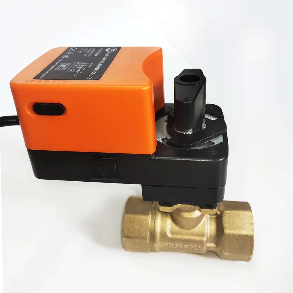 1 дюймовый двухсторонний профильный клапан Электрический модулирующий