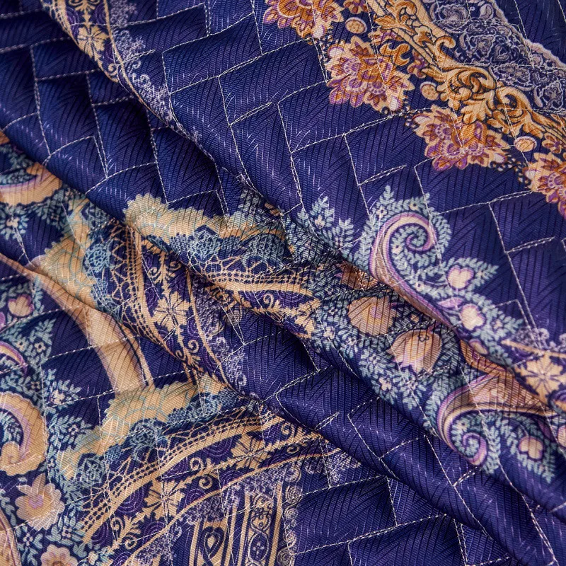 2020 новые продукты ледяной шелк жаккардовый стеганый коврик постельное белье