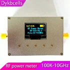 Цифровой измеритель мощности Dykbcells 100K-10 ГГц, радиочастотный измеритель, V2.0 OLED дисплей, цифровой измеритель Значения затухания мощности RF 500 МГц 3 ГГц + Sofware 10 Вт 30 дБ