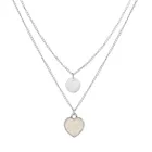 Креативное ожерелье-чокер в форме сердца с двойной палубой женское свадебное банкетное ожерелье с подвеской модное изысканное ювелирное изделие
