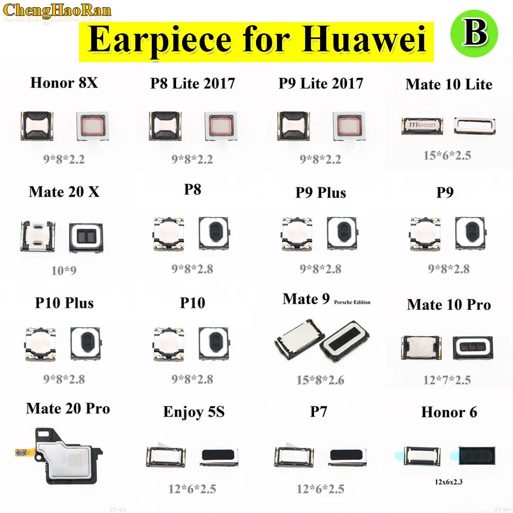 2 шт Новые верхние передние наушники для huawei Honor 6 6 Plus View 10 20 mate 9 10 Plus 20 P9 Lite mini P20 Pro