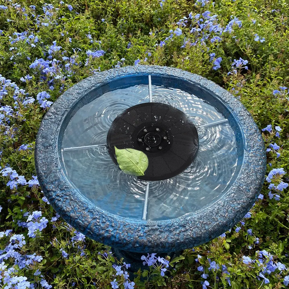 

Colorful 6 Lights Mini Solar Water Fountain Pool Pond Waterfall Fountain Outdoor Bird Bath Garden DecorFountain