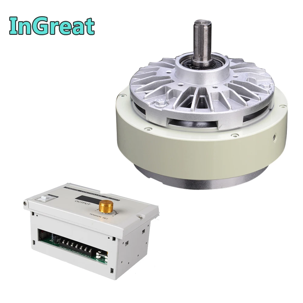 Магнитный порошковый тормоз 12 нм 1 2 кг 24 В постоянного тока один вал и комплект