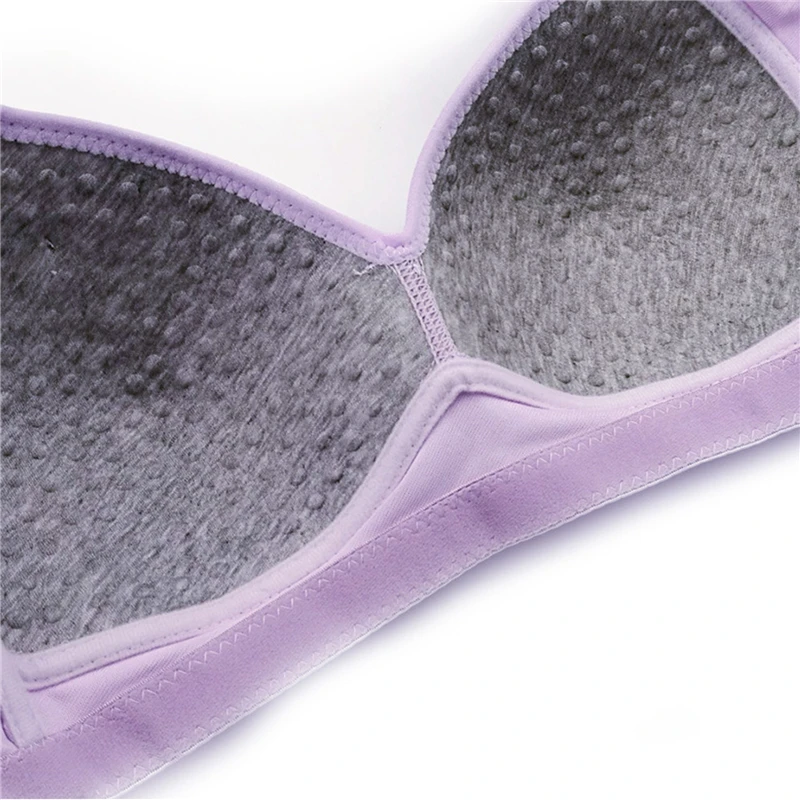 

Push UP Women Bra Fashion Vest Type Wireless Soft Daily Brassiere Simple Non Adjustable Mother Underwear Plus Size