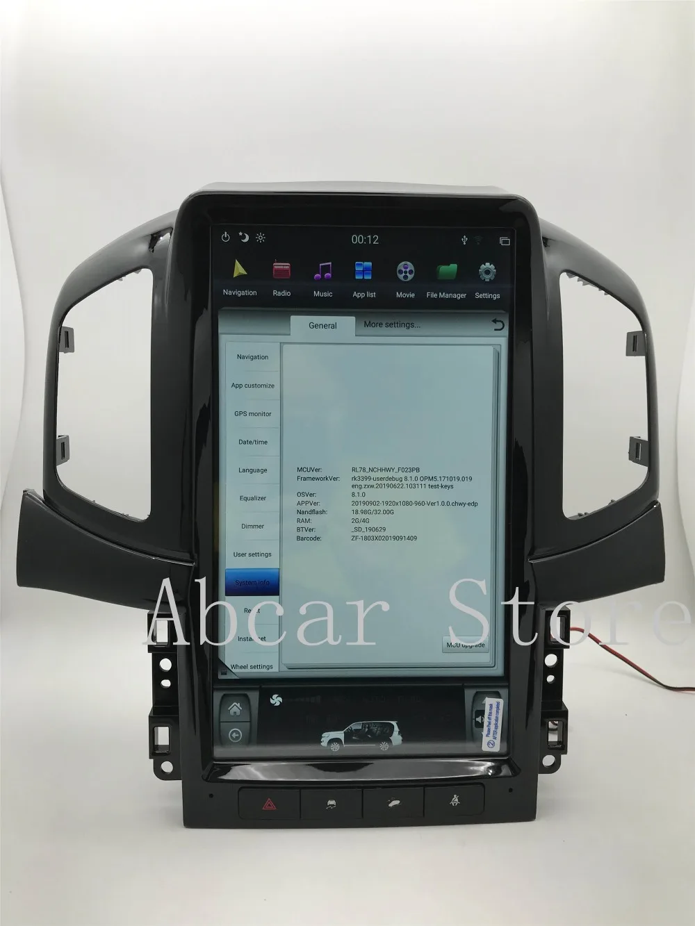 13,6 ''Tesla стиль Android 8,1 PX6 HDMI Автомобильный dvd-плеер gps навигация для Chevrolet Captiva 2012- Радио Стерео ips аудио