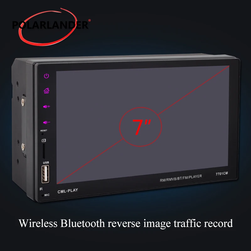 MP5 плеер с сенсорным экраном автомагнитола 2DIN поддержкой Bluetooth и камеры заднего