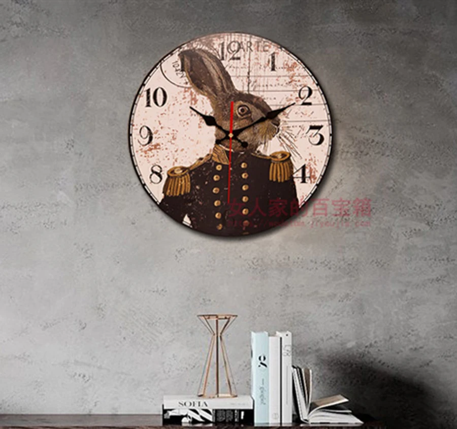 Классические настенные часы в стиле ретро для спальни классические деревянные