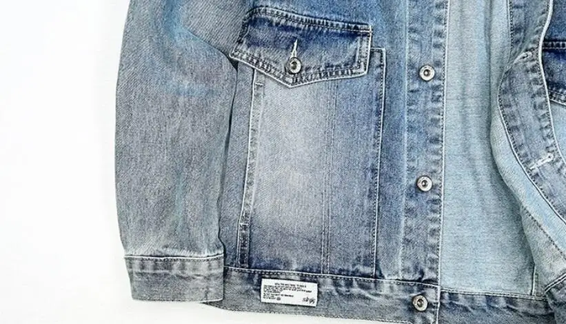 

2021 Men's Denim Jacket Coat Plus Size Blue Jeans Jackets Men Fashion Design Spring Male Oversized Jean Jacket Outerwear w1605