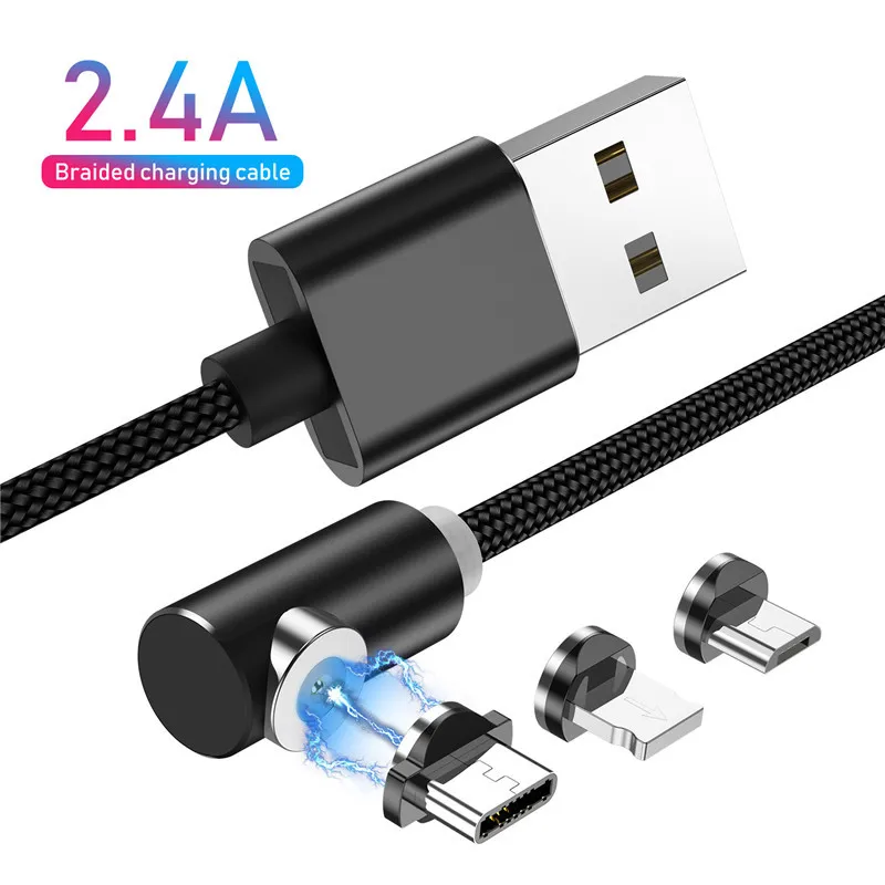 Магнитный кабель для быстрой зарядки USB samsung Galaxy S7 edge S6 S5 Xiaomi Redmi 4X телефона