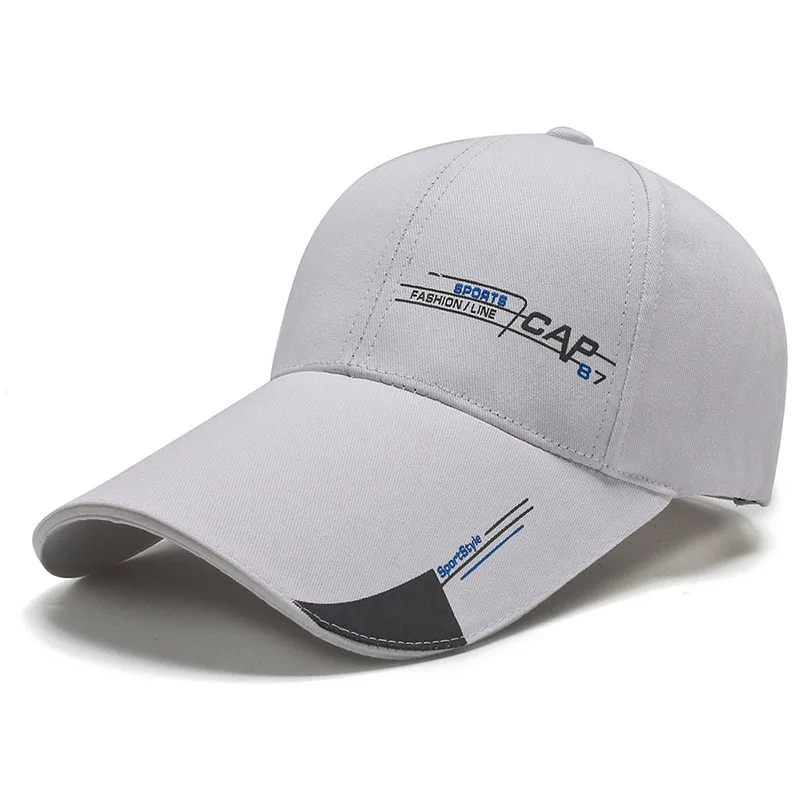 

Cap men's versatile baseball cap leisure extended eaves outdoor spring and autumn sun fishing cap sunscreen cap
