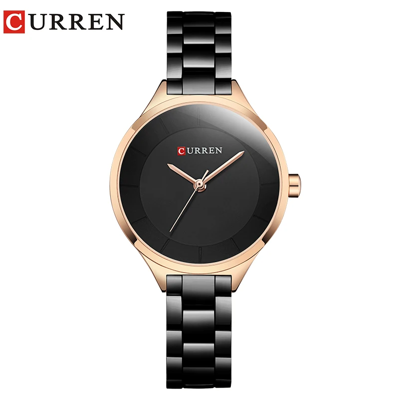 CURREN 9015 роскошные женские часы известных брендов золотые модные дизайнерские