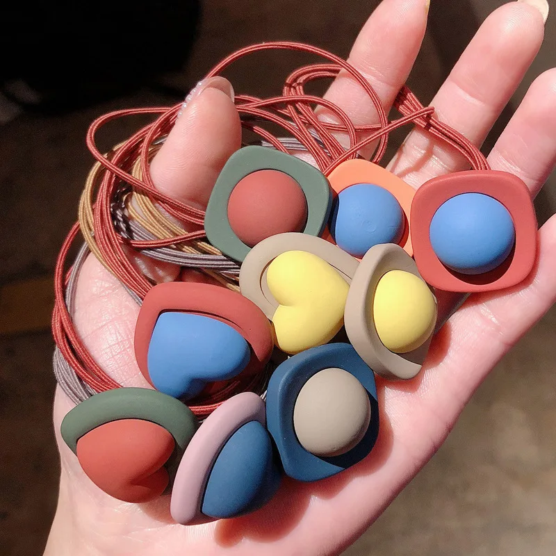 Повязка для волос женская эластичная в форме сердца квадратной формы |