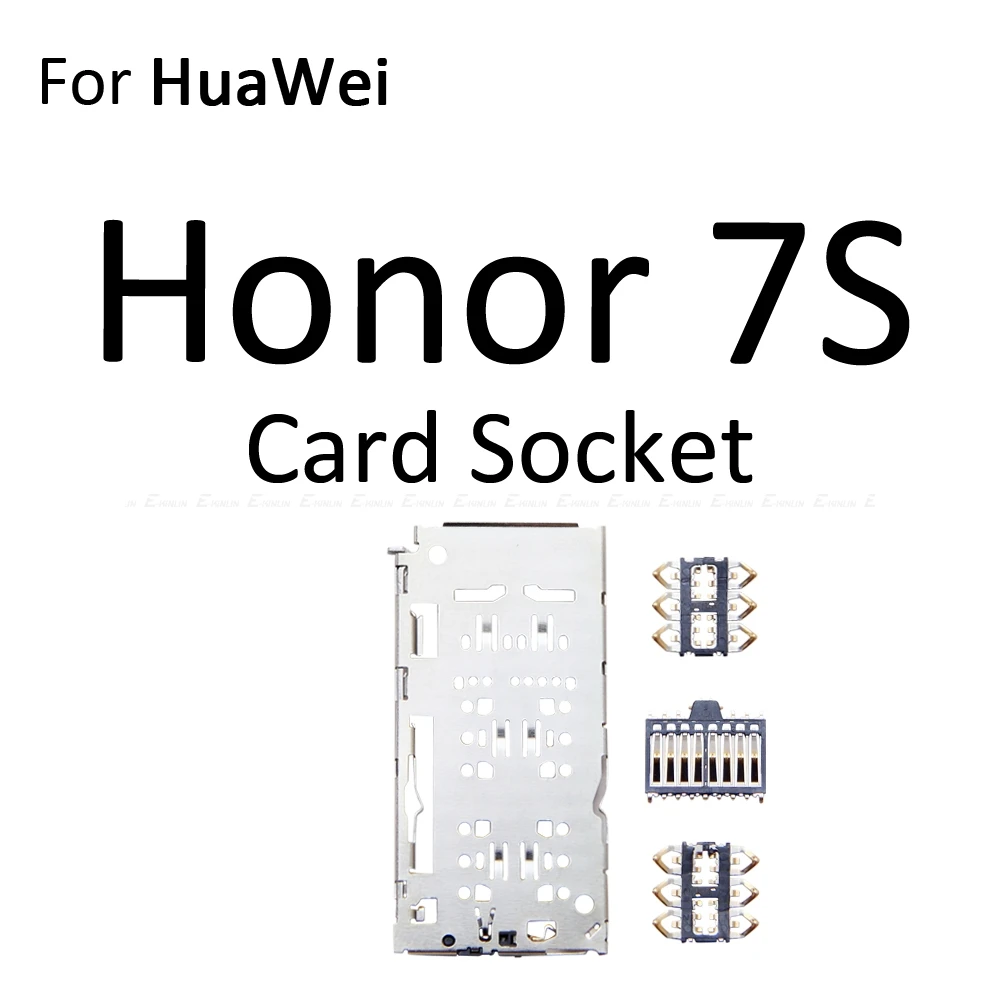 Sim Micro гнездо для sd-карты держатель Слот лоток ридер для Huawei Honor 7X7 S GR5 адаптер контейнер Сменные соединительные детали