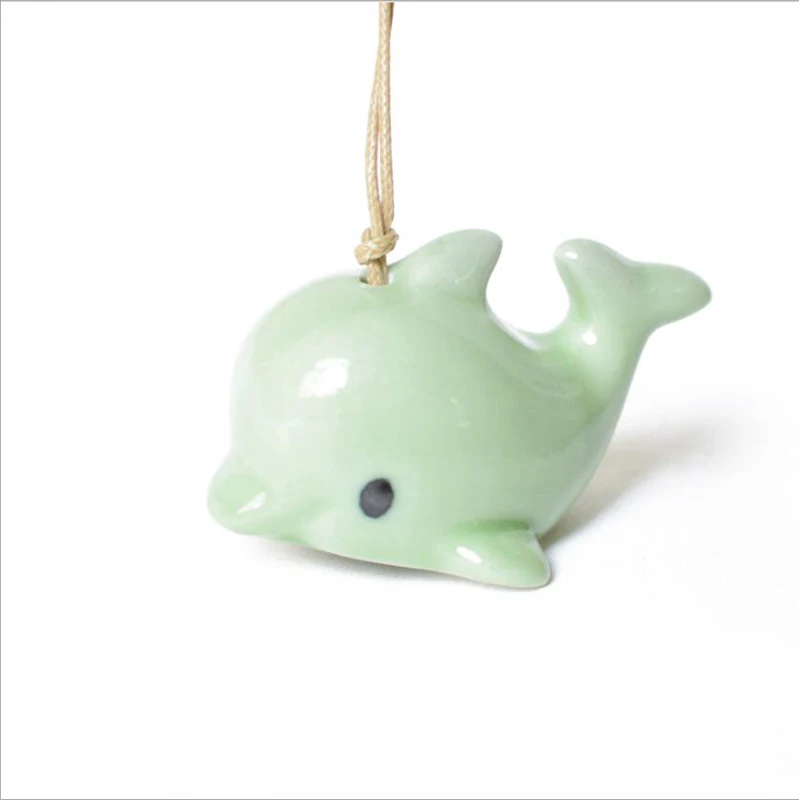 

Ceramic Wind Chimes Pendant Car Key Chain Creative Bell School Bag Pendant Bedroom Pendant Pendant Key Chain Couple Decoration