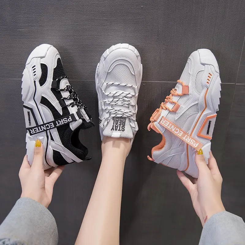 

Comfortable and Breathable Casual Women Shoes 2020 New Autumn Hot All-match Thick-soled Increased Sneakers Zapatos De Mujer