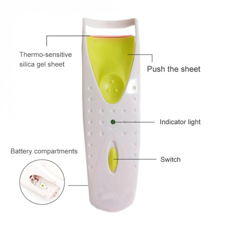 1 шт. Для женщин макияж с электрическим подогревом щипцы для завивки ресниц